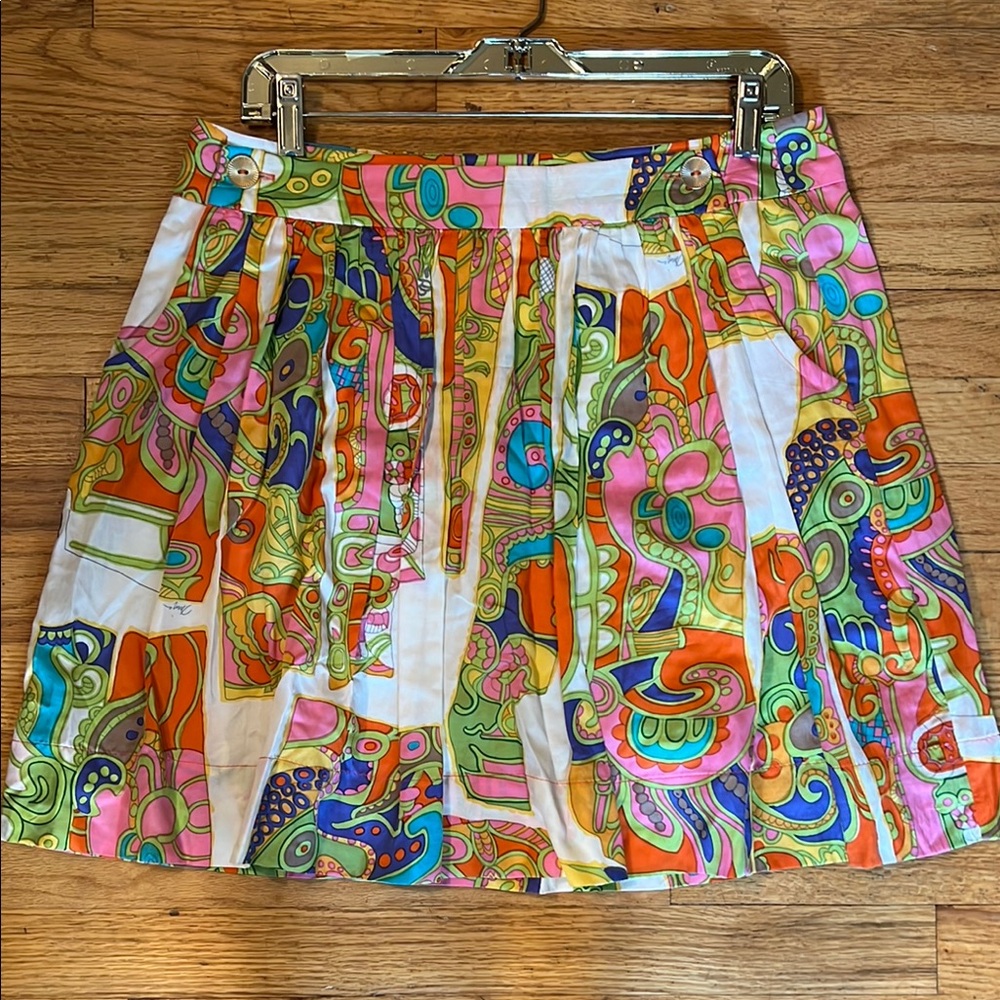 Trina Turk Colorful Patterned Women's Skirt